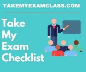 Take My Academic Quiz Checklist
